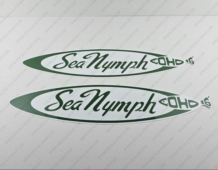 Sea Nymph Soho 16 Boat Logo Decal Set of 2 x 25"